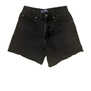 Canyon River Blues Distressed Black Jean Shorts